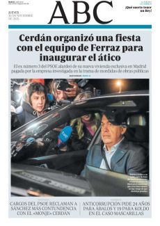 CERDÁN ORGANIZÓ UNA FIESTA CON EL EQUIPO DE FERRAZ PARA INAUGURAR EL ÁTICO