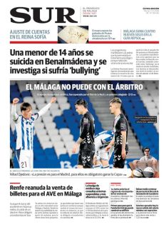 EL MÁLAGA NO PUEDE CON EL ÁRBITRO