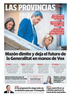 MAZÓN DIMITE Y DEJA EL FUTURO DE LA GENERALITAT EN MANOS DE VOX