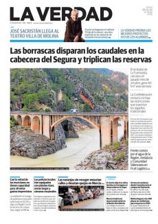 LAS BORRASCAS DISPARAN LOS CAUDALES EN LA CABECERA DEL SEGURA Y TRIPLICAN LAS RESERVAS
