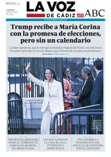 TRUMP RECIBE A MARÍA CORINA CON LA PROMESA DE ELECCIONES, PERO SIN UN CALENDARIO