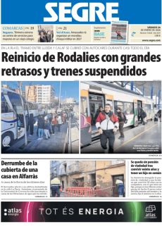 REINICIO DE RODALIES CON GRANDES RETRASOS Y TRENES SUSPENDIDOS