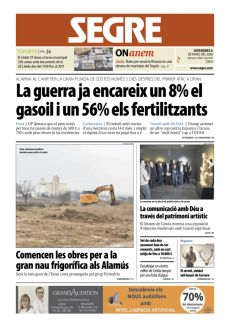 COMENCEN LES OBRES PER A LA GRAN NAU FRIGORÍFICA ALS ALAMÚS