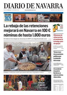 LA REBAJA DE LAS RETENCIONES MEJORARÁ EN NAVARRA EN 100 € NÓMINAS DE HASTA 1.800 EUROS