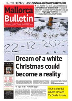 DREAM OF A WHITE CHRISTMAS COULD BECOME A REALITY
