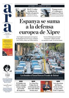 ESPANYA SE SUMA
A LA DEFENSA EUROPEA DE XIPRE