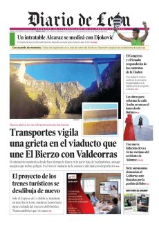 TRANSPORTES VIGILA UNA GRIETA EN EL VIADUCTO QUE UNE EL BIERZO CON VALDEORRAS