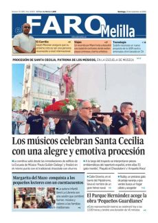 LA PROCESIÓN DE SANTA CECILIA LLENA DE MÚSICA LAS CALLES DE MELILLA
