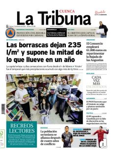 LAS BORRASCAS DEJAN 235 L/M2 Y SUPONE LA MITAD DE LO QUE LLUEVE EN UN AÑO