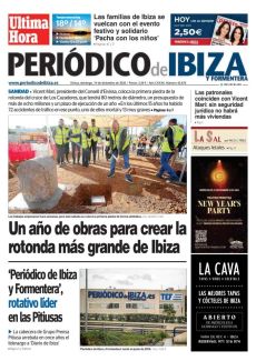 UN AÑO DE OBRAS PARA CREAR LA ROTONDA MÁS GRANDE DE IBIZA