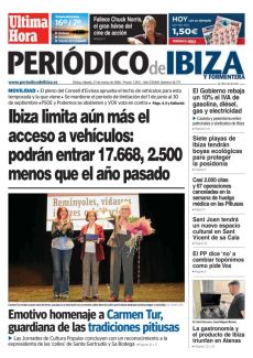 EMOTIVO HOMENAJE A CARMEN TUR, GUARDIANA DE LAS TRADICIONES PITIUSAS