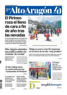 EL PIRINEO ROZA EL LLENO DE CARA A FIN DE AÑO TRAS LAS NEVADAS