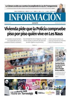 EL FUEGO OBLIGA A DESALOJAR A 25 FAMILIAS